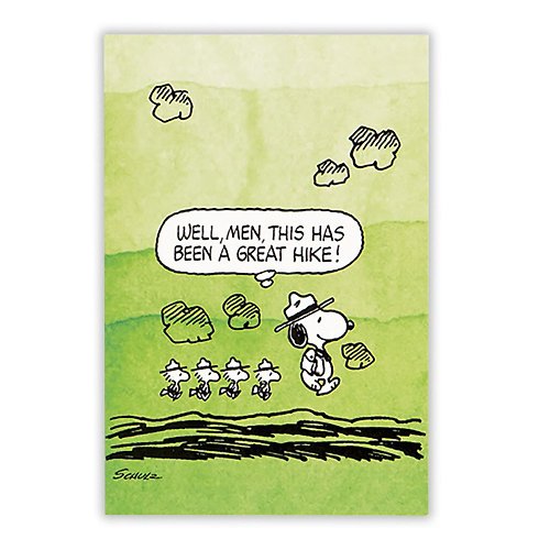 205剪刀石頭紙 Snoopy很棒的遠足【Hallmark- JP明信片 多用途】