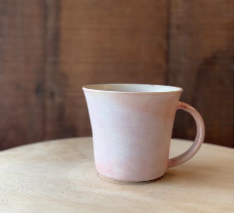 草莓拿鐵 茶杯 咖啡杯 - 咖啡杯/馬克杯 - 陶 粉紅色