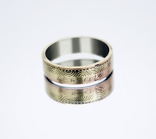 CoinsRingsUkraine Colombia Coin Ring 100 pesos 2012-2021 coin rings for men coin rings for women