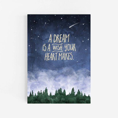 Weekend Road Trip dream watercolor print,海報 畫 臥室 浴室 餐廳 咖啡廳