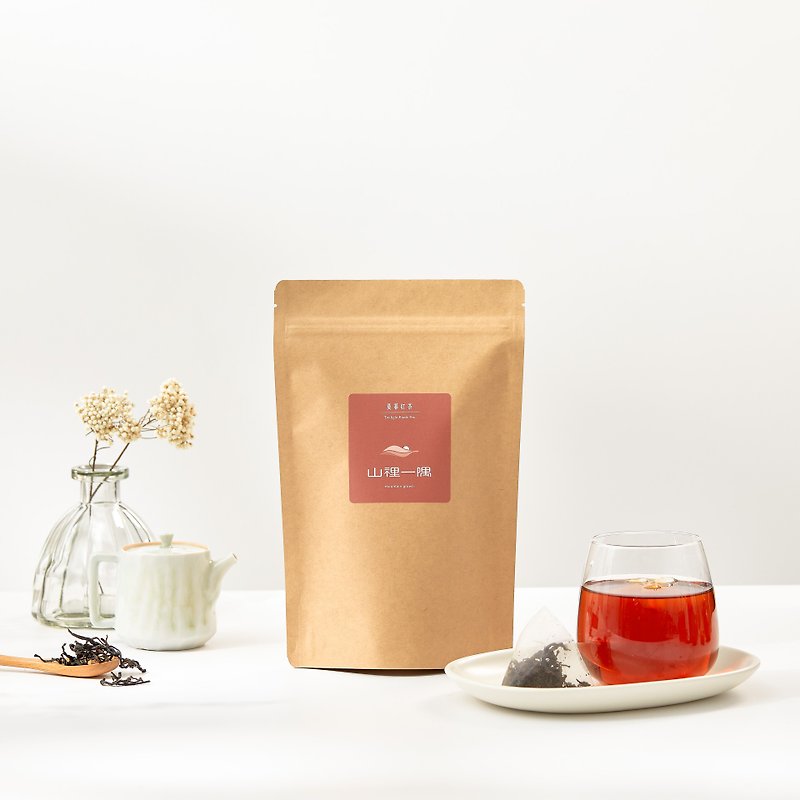 [Original leaf high-quality tea bags] Chenmu black tea natural honey fragrance healthy and burden-free triangular tea bags 25 pieces - ชา - วัสดุอื่นๆ สีแดง