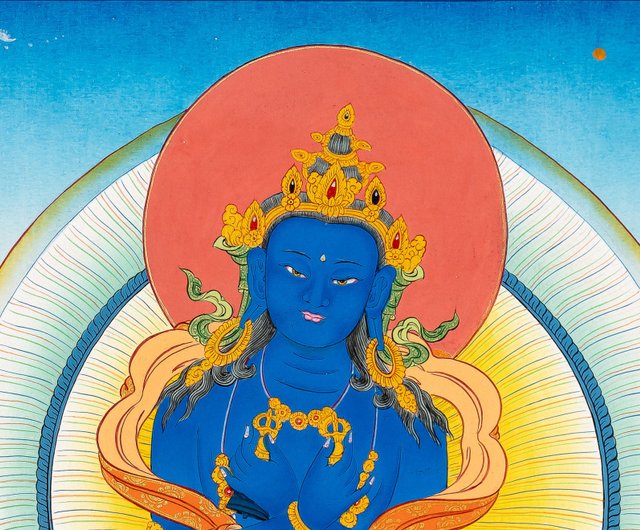 タンカアート 金剛総持 オリジナル手描きタンカ | 壁装飾画 - ショップ Boudha Stupa