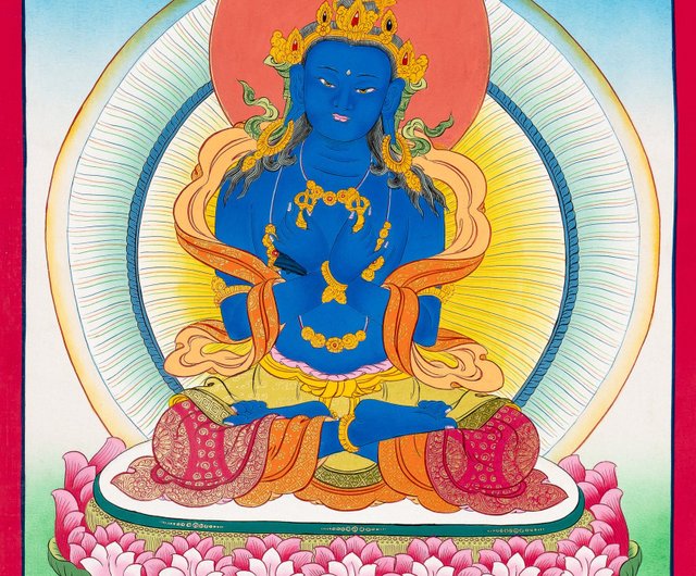 金剛総持 オリジナル手描きタンカ | 壁装飾画 - ショップ Boudha Stupa