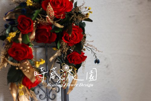 永生花架構月眉壁飾聖誕禮物新婚禮物開幕花禮入厝禮生日禮- 設計館時葳