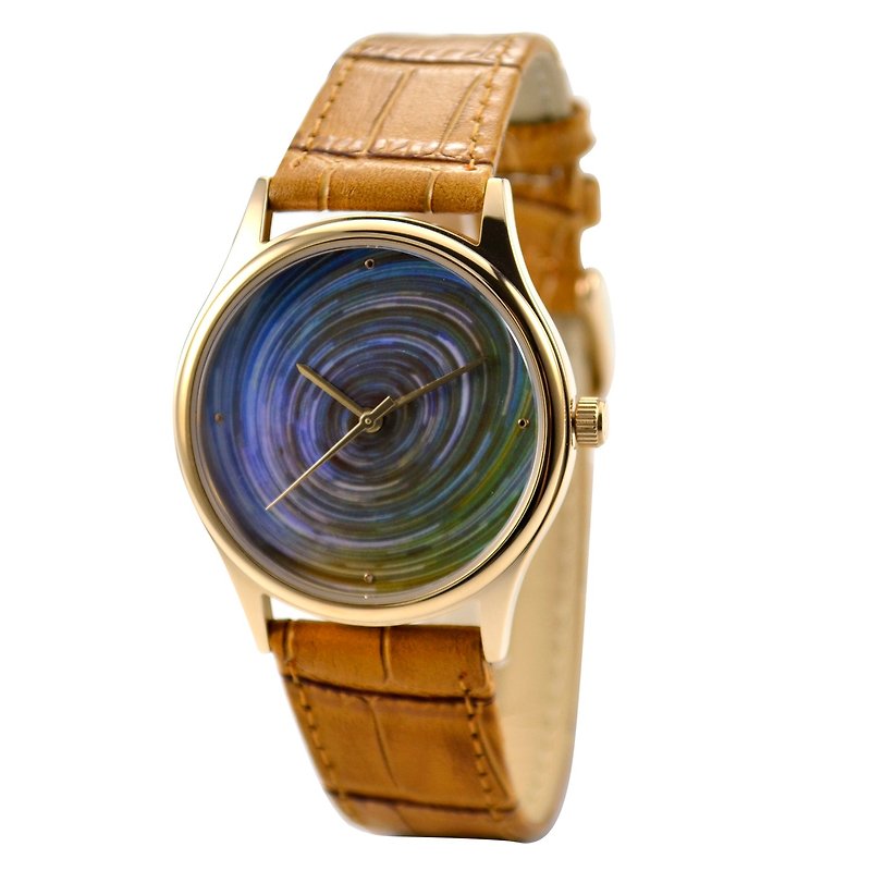 星軌手錶 中性設計 全球免運費 - 女錶 - 其他金屬 卡其色