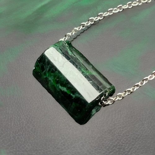 瓔珞珠寶盒 E.L.Jewelry Box 花青翡翠路路通項鍊 | 天然緬甸玉翡翠A貨