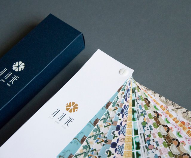 爿爿花台湾の伝統的なセラミックタイルカラーチケットカード