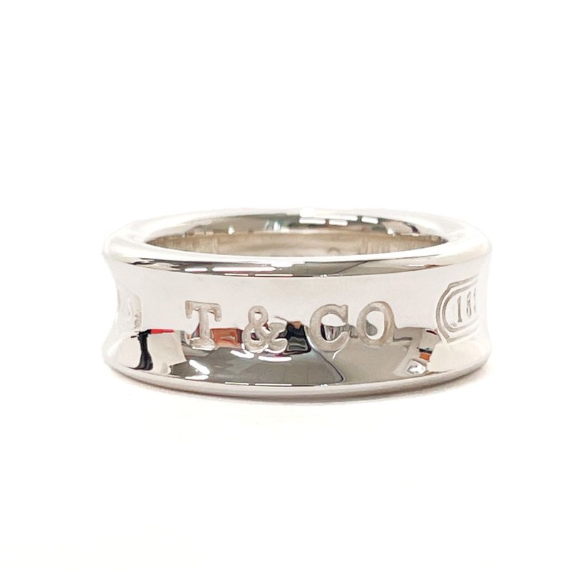 【日本直送 中古美品】9号 ティファニー TIFFANY&Co. リング・指輪 1837 - 戒指 - 純銀 銀色