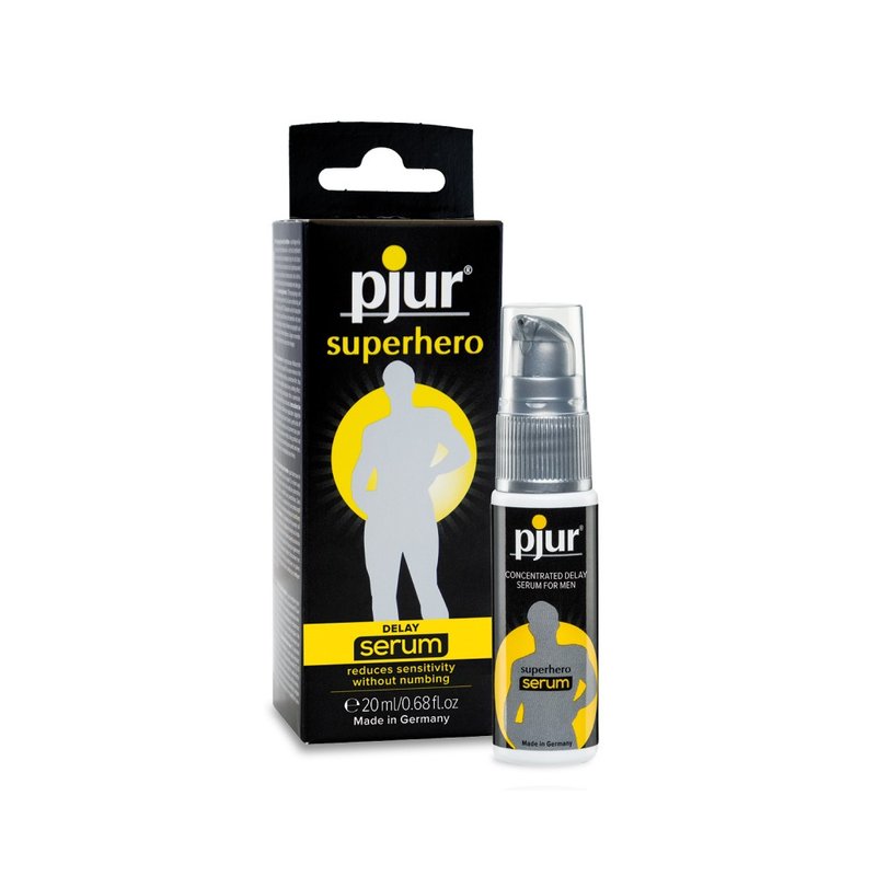 德國pjur 碧宜潤 superhero DELAY Serum 超級英雄快感延時精華液 - 情趣用品 - 濃縮/萃取物 