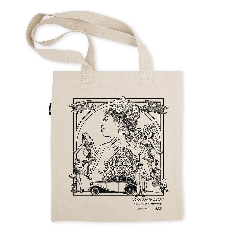 AMO®Original Tote Bags/AKE/GOLDEN AGE/Carnival - Messenger Bags & Sling Bags - Cotton & Hemp 