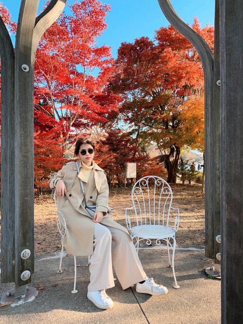 biruchu BIRUCHU BOBO PANTS: Long pants, high waist, back zipper, 長褲