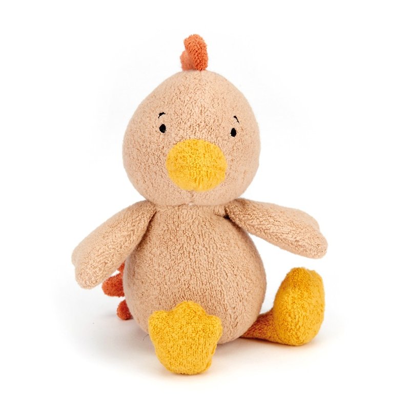 Jellycat Rumpus Chicken 18cm - ตุ๊กตา - ผ้าฝ้าย/ผ้าลินิน สีทอง