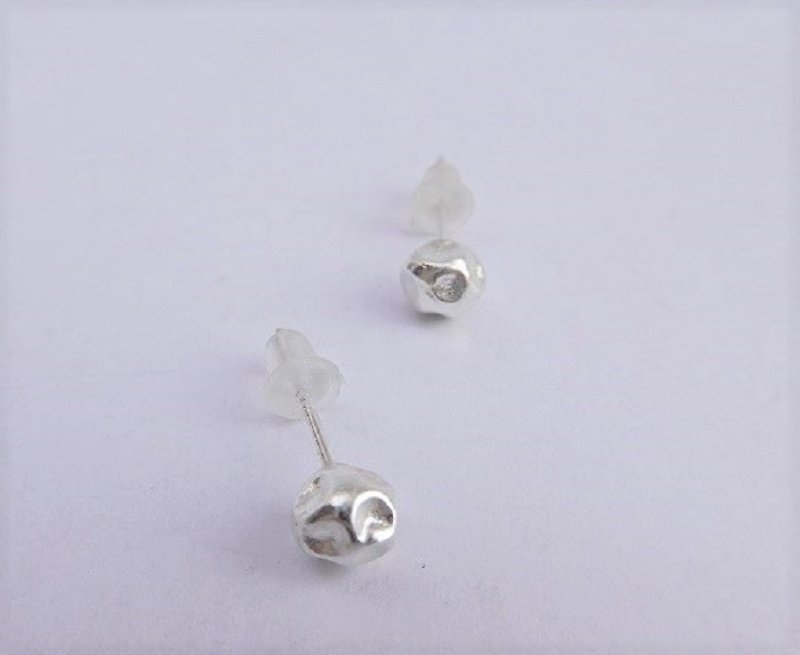 Beaded Silver Earrings - Earrings & Clip-ons - Other Metals Silver