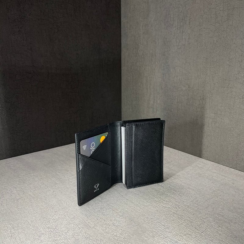 SACA sahib X card holder - 名片夾/名片盒 - 碳纖維 黑色
