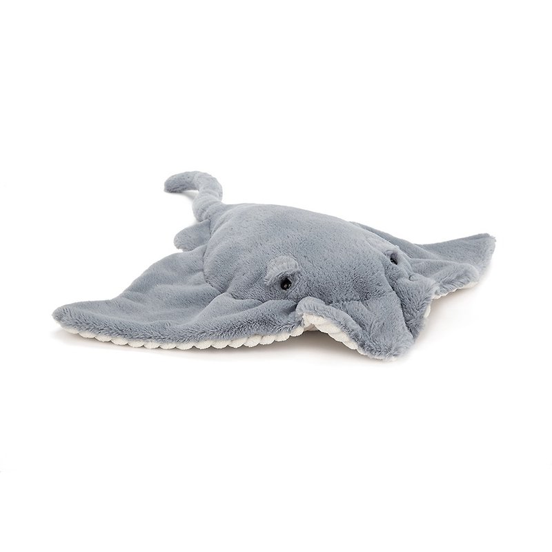 Jellycat Stan Stingray 海洋寶寶魟魚 54公分 - 玩偶/公仔 - 聚酯纖維 灰色
