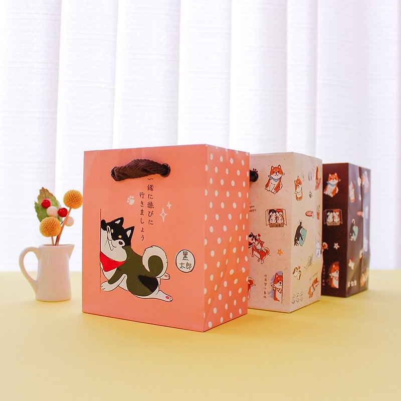 Shiba nosuke / Mini Paper Bag - กล่องของขวัญ - กระดาษ สึชมพู