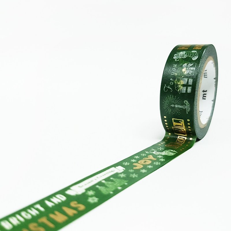 mt Masking Tape Christmas【Winter Words (MTCMAS98)】 - Washi Tape - Paper Green