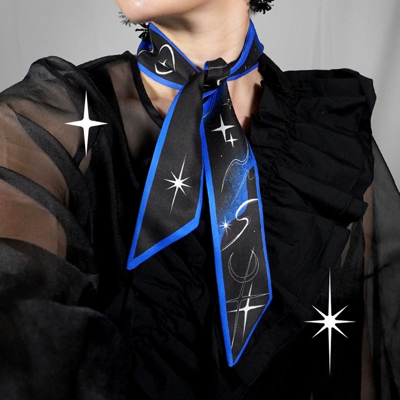 閃耀星 領巾 - 絲巾 - 棉．麻 多色