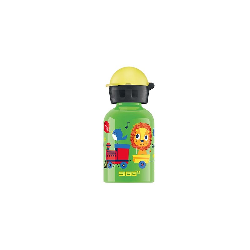 Swiss century-old SIGG children's cold water bottle/leak-proof water bottle 300ml-Jungle Train - Pitchers - Other Metals Multicolor