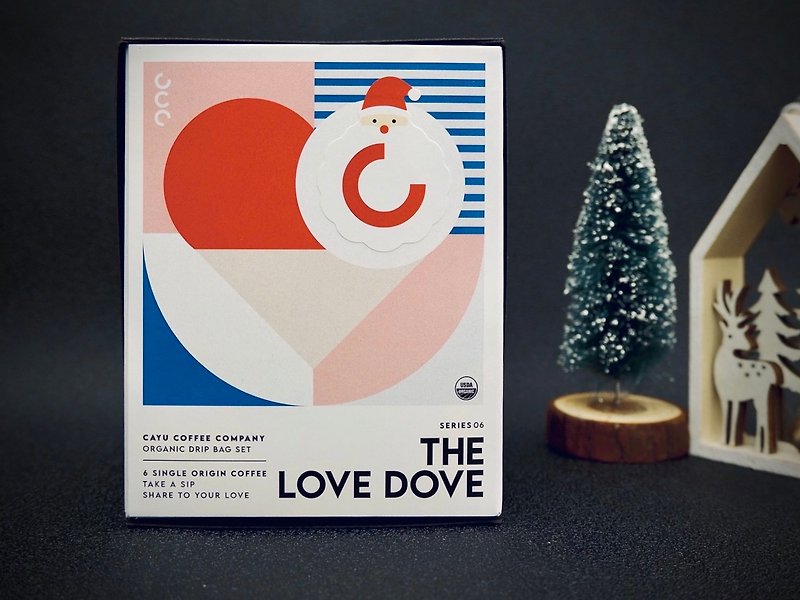 【12月11日出貨/限量】THE LOVE DOVE (X'MAS VER) - 咖啡/咖啡豆 - 紙 黑色