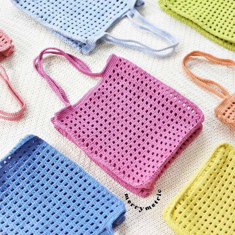 Macia Crochet Bag - Handbags & Totes - Cotton & Hemp Multicolor