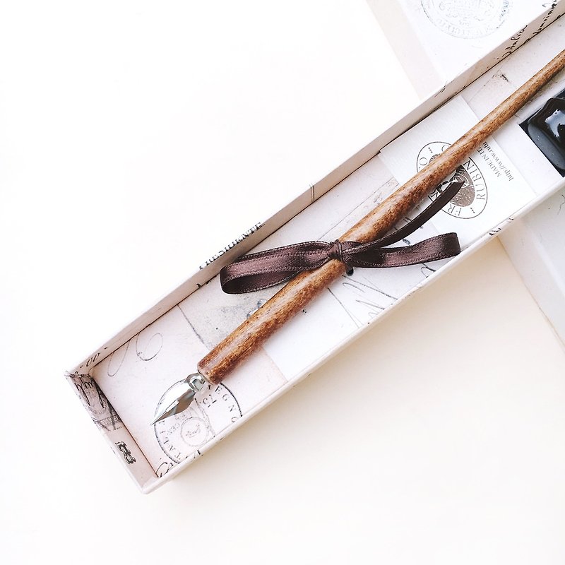 1 / PIPPO木製スティックインクペンギフトボックス| Francesco Rubinato - つけペン - 木製 ブラウン
