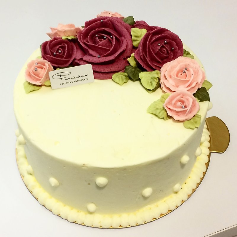 Felicitas Pâtissérie 6吋 瑰麗 - 蛋糕/甜點 - 新鮮食材 粉紅色
