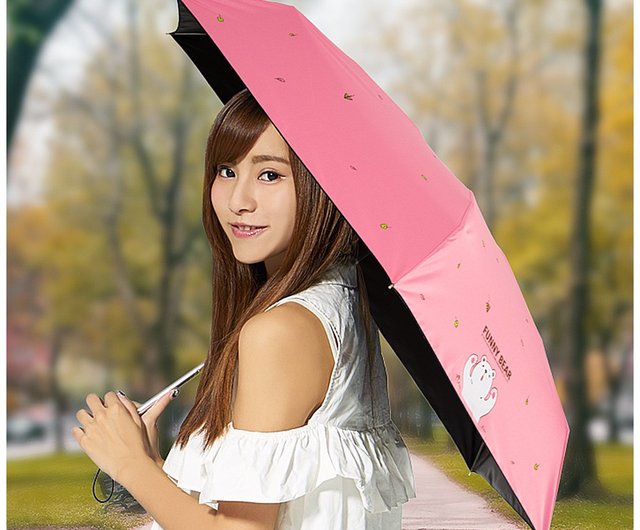 mini pink umbrella
