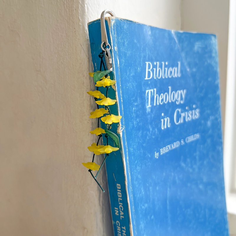 Forsythia Handmade Metal Bookmark - 書籤 - 其他材質 黃色