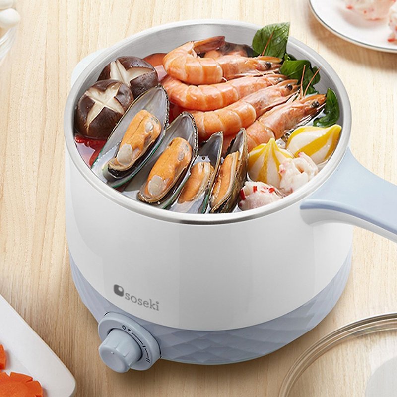 [Free Shipping Special] Multifunctional small cooking pot household dormitory boiled water flower tea gift Stainless Steel pot/soseki - Other Small Appliances - Other Materials 