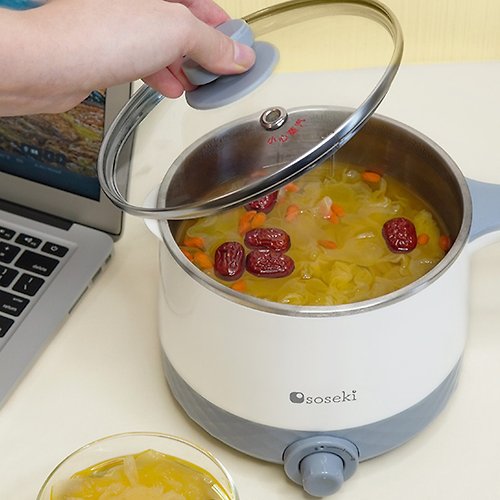 Free Shipping Special] Multifunctional small cooking pot household  dormitory boiled water flower tea gift Stainless Steel pot/soseki - Shop  soseki-cn Other Small Appliances - Pinkoi