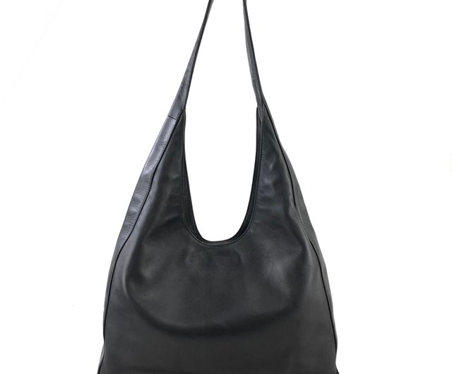 ＊PRADA＊ シティ レザー ミディアム ホーボーバッグ 関税送料込 日本直送 名牌中古包 】PRADA プラダ ロゴ レザー ホーボー