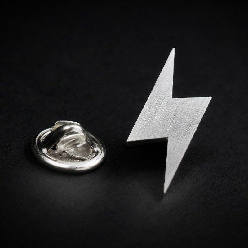 Superhero lapel pin, Tie Pin, Flash Tie Tack, 925 Sterling Silver lapel pin - Ties & Tie Clips - Sterling Silver Silver