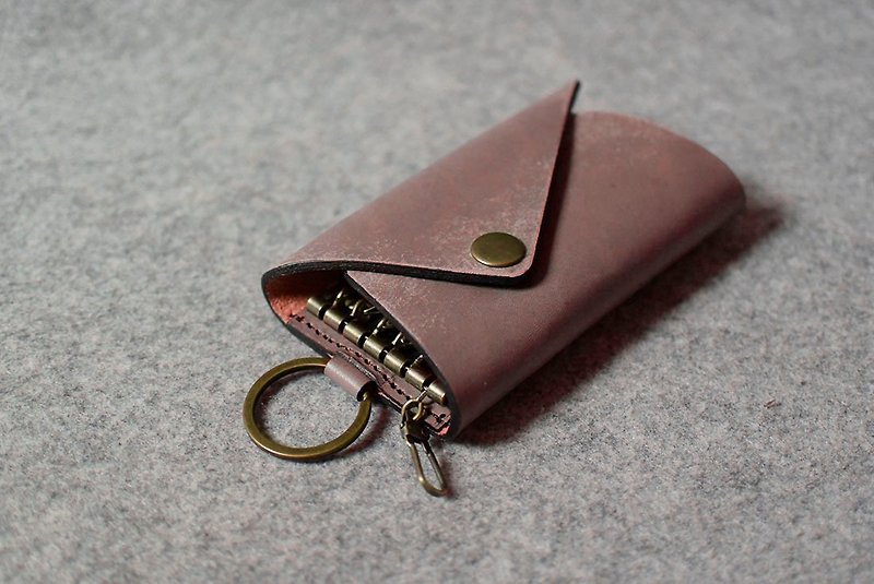 Key bag K3 plus layer large circle version - Keychains - Genuine Leather 