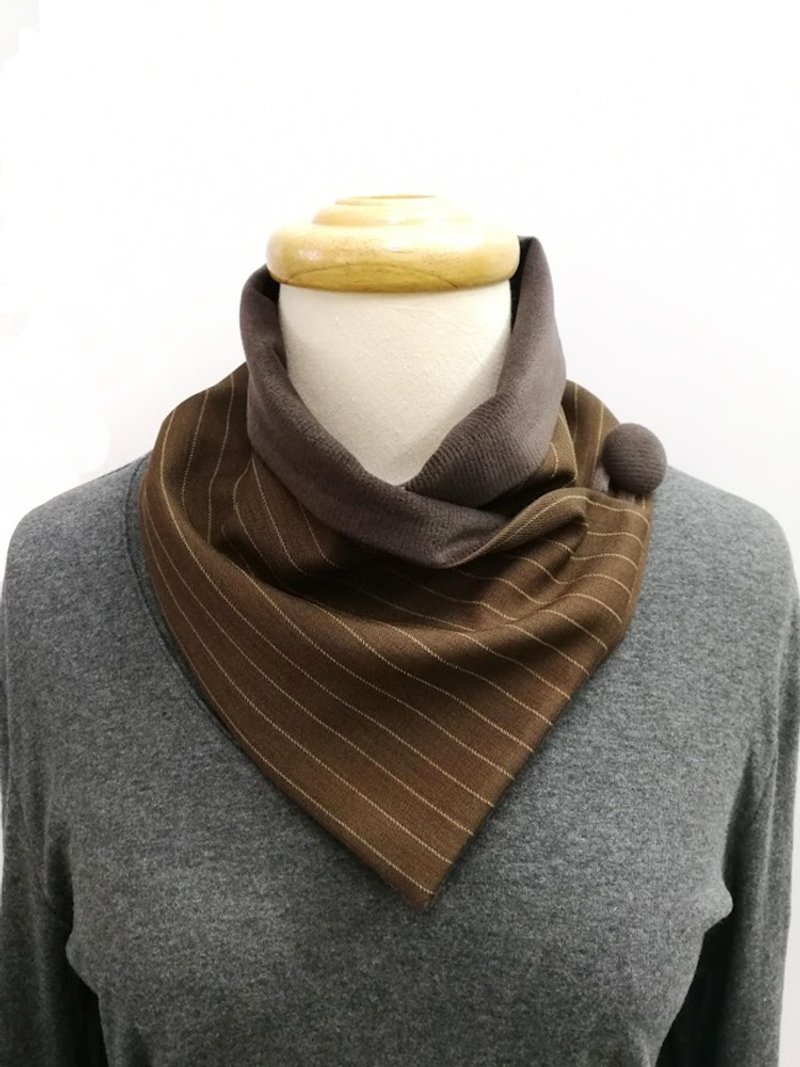 Multi-shape warm neck, short scarf, neck sleeve, suitable for men and women W01-028 (limited product) - ผ้าพันคอถัก - วัสดุอื่นๆ 