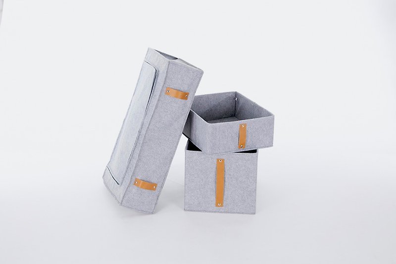 Roommate wool felt storage box - กล่องเก็บของ - วัสดุอื่นๆ 