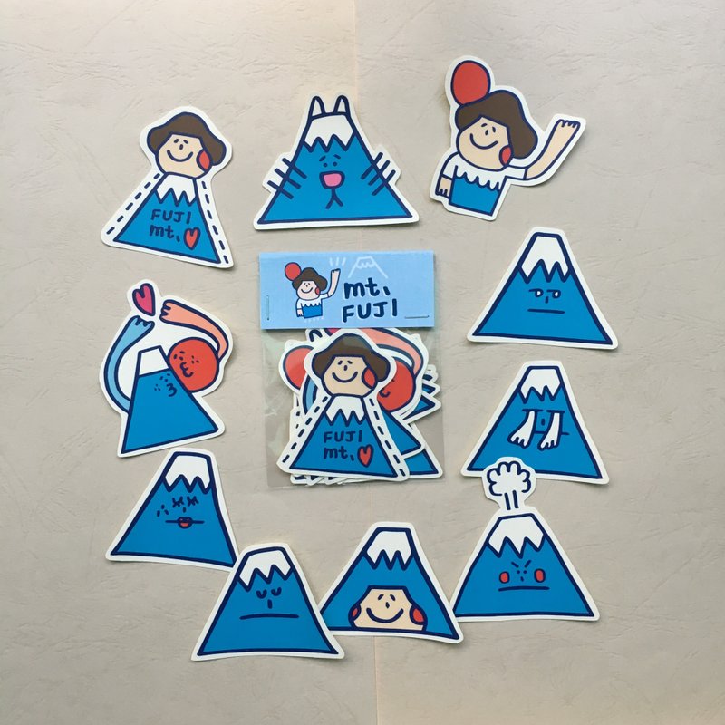 變成富士山 / 貼紙組 - 貼紙 - 紙 