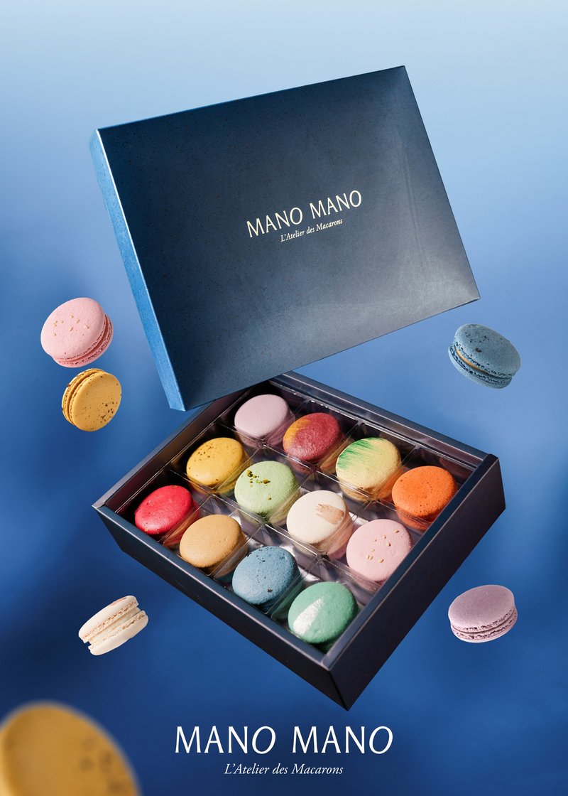 MANO MANO 義式手工馬卡龍禮盒 | 12入 - 蛋糕/甜點 - 其他材質 多色