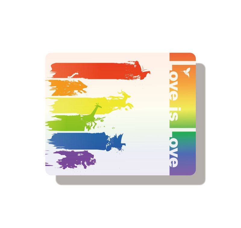 Mouse Pad-Taiwan LGBT Parade - แผ่นรองเมาส์ - วัสดุอีโค 