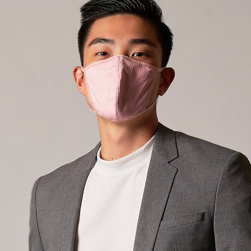 Hong Kong MasKolor PRO 2.0 Rose Rose Powder Machine Washable Antibacterial Mask - Face Masks - Other Man-Made Fibers Pink