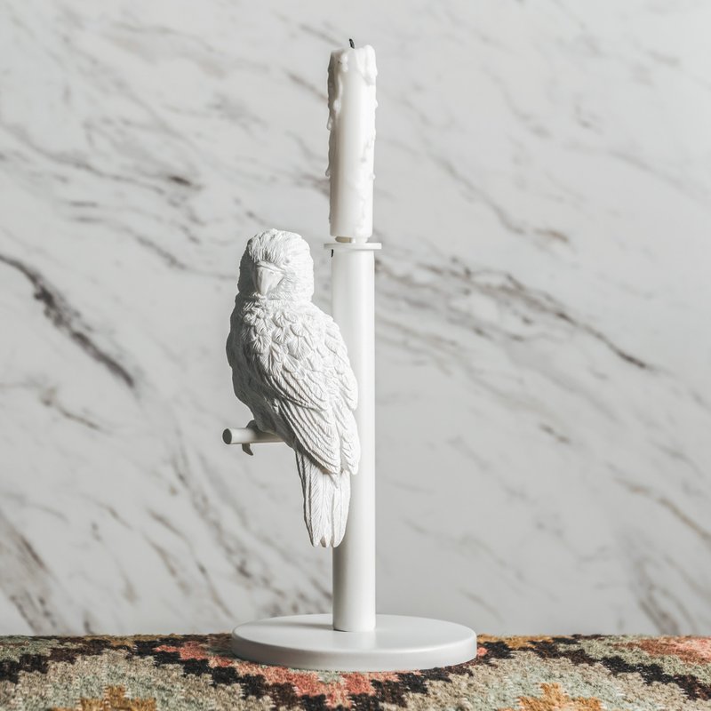 haoshi good design parrot candle holder - single - เทียน/เชิงเทียน - เรซิน 