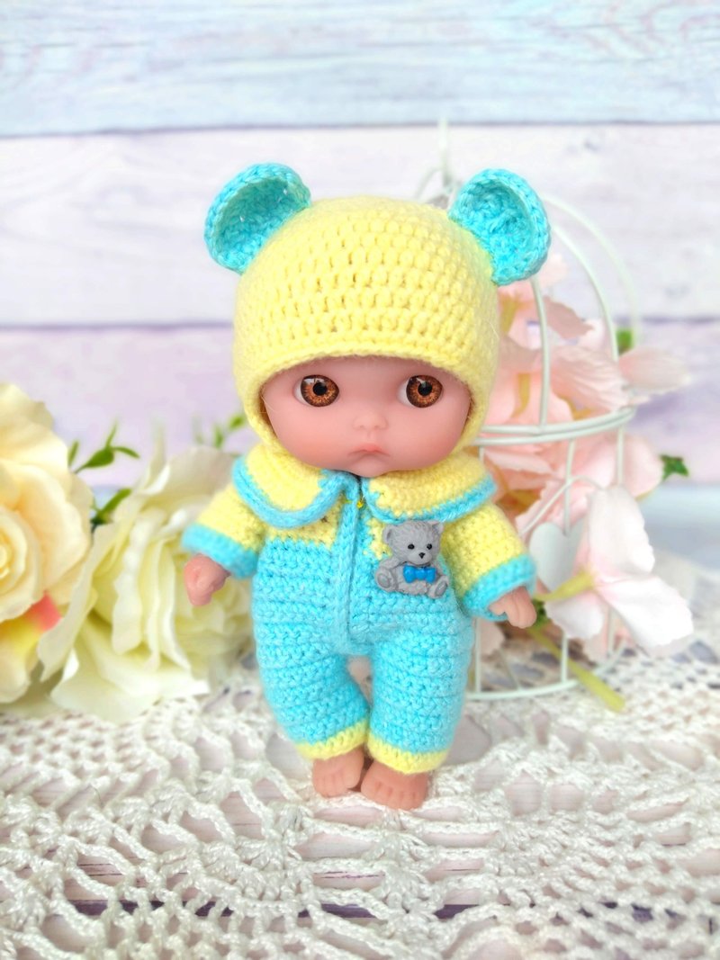 Berenguer doll clothes - lil cutesie overall - berenguer doll overall - 寶寶/兒童玩具/玩偶 - 竹 多色