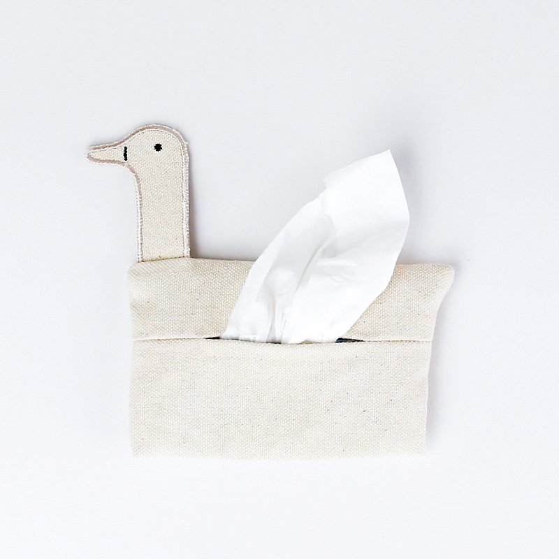 My old swan face paper bag - อื่นๆ - ผ้าฝ้าย/ผ้าลินิน ขาว