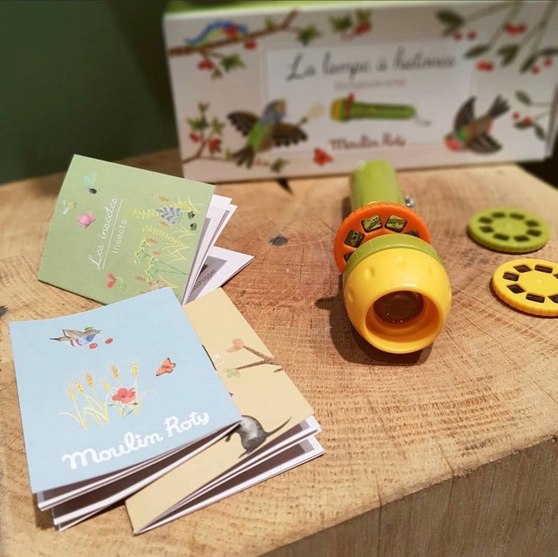 French Moulin Roty Story Flashlight Hardcover SetFour Seasons Shop moulinroty Kids' Picture