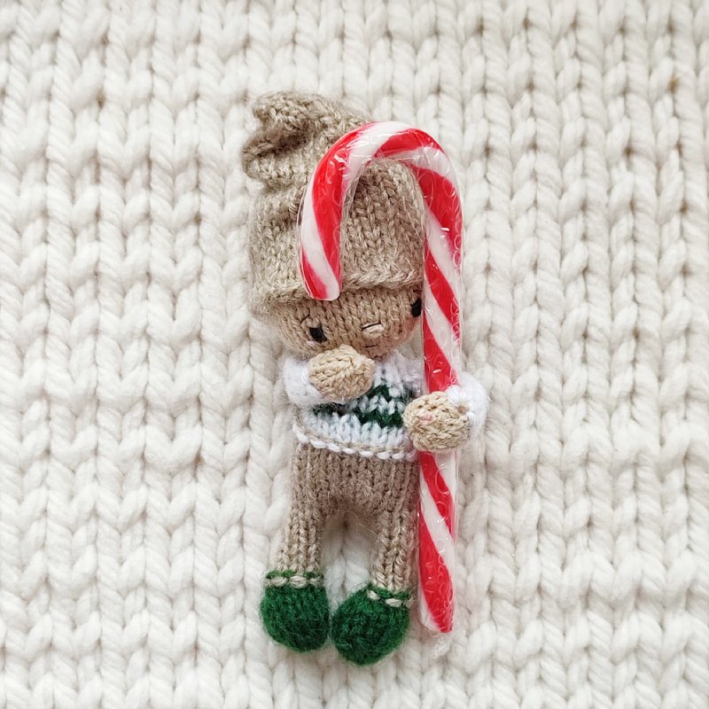 Cute gnome knitting pattern. English and Russian PDF. - 手工藝教學/工具書 - 其他材質 