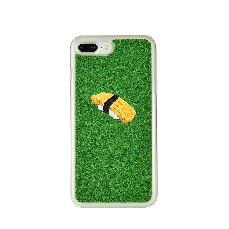 [iPhone7 Plus Case] Shibaful -Mill Ends Park Kyototo Sushi Tamago- for iPhone 7 Plus - スマホケース - その他の素材 グリーン