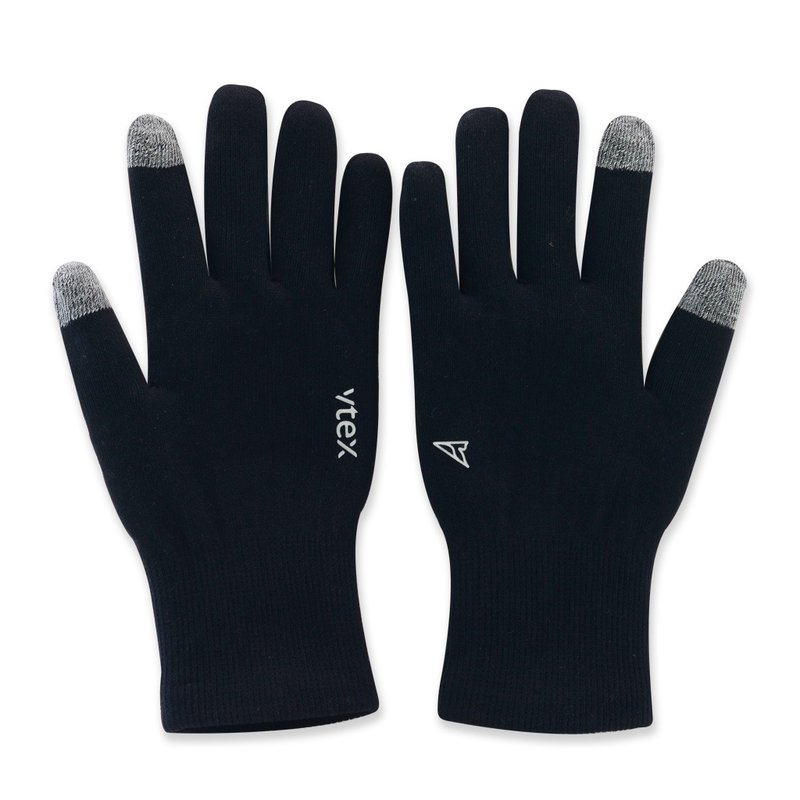 V-TEX Waterproof Touchscreen Knit Gloves - Gloves & Mittens - Waterproof Material Black