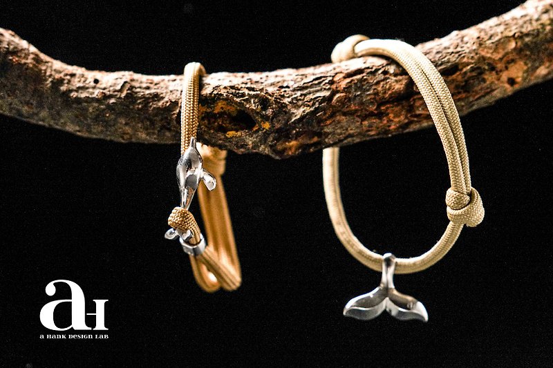 | Customized | Tropical Ocean Bracelet Series - Fish Tail (8 colors of ropes)) - สร้อยข้อมือ - โลหะ 