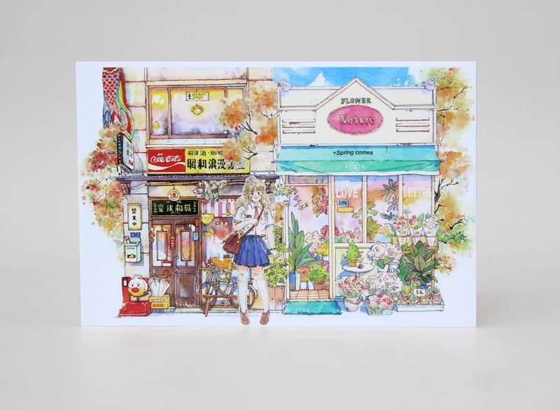 街角光陰   街景造景 PET 和紙膠帶 - 紙膠帶/和紙/PET - 其他材質 多色