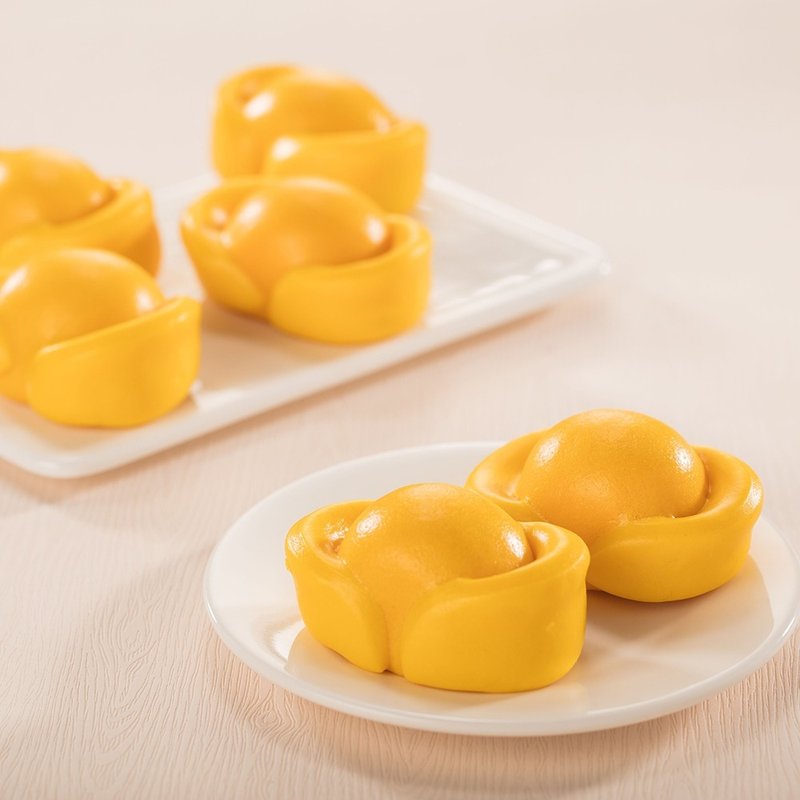 美姬饅頭 富貴金元寶鮮乳造型饅頭 一盒6入 - 其他 - 其他材質 